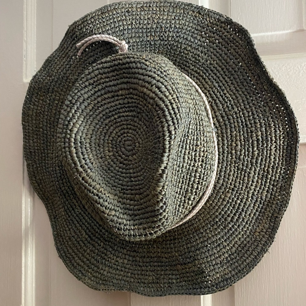 Raffia Olive Sun Hat Hat Attack New York